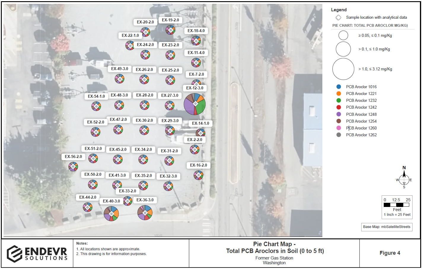 Pie Chart Map Example